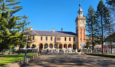 The former Customs House, Newcastle