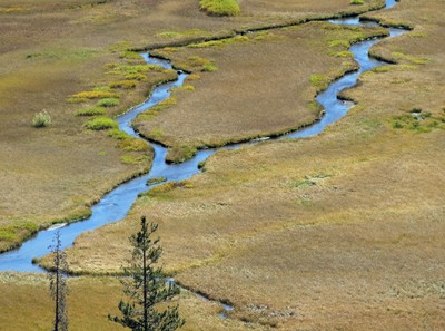 From the road's highest point, Lassen Volcanic NP, California