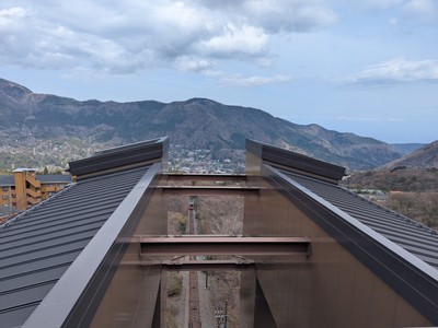 view from the top of the furnicular