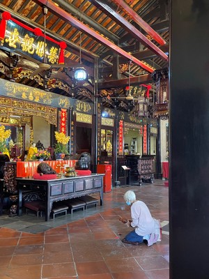 The Chinese temple in Melaka