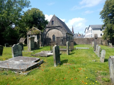 Visiting the Skelmorlie Aisle, Largs.