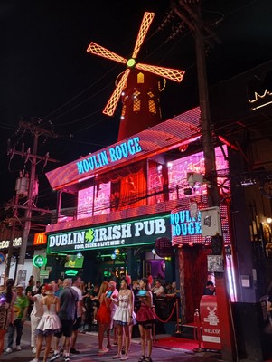 Bangla Road, Patong, Phuket at night.