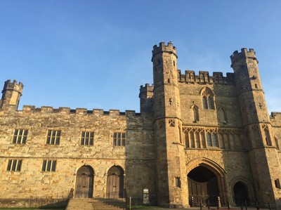 Battle Abbey, evening light