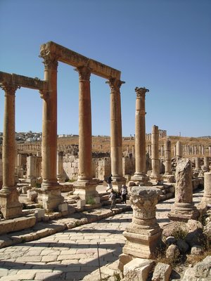 Archaeological site of Jerash (in the north of Jordan)