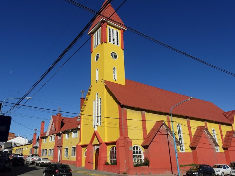Salesian Church in Ushuaia - early missionaries worked with native people in the area in 19th century