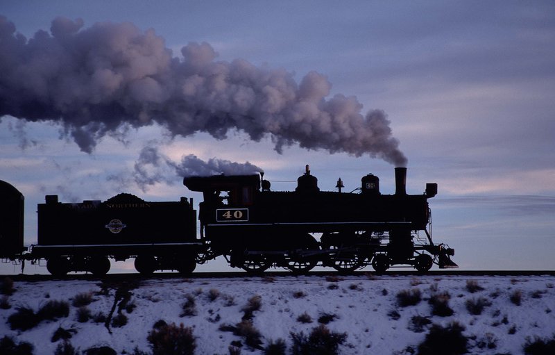 Steam engine, Northern Nevada