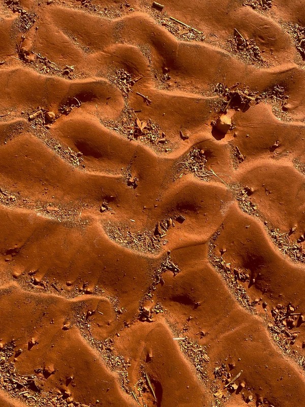 orange outback dirt