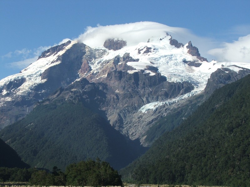 Monte Tronador - an extinct volcano on the Chile-Argentina border