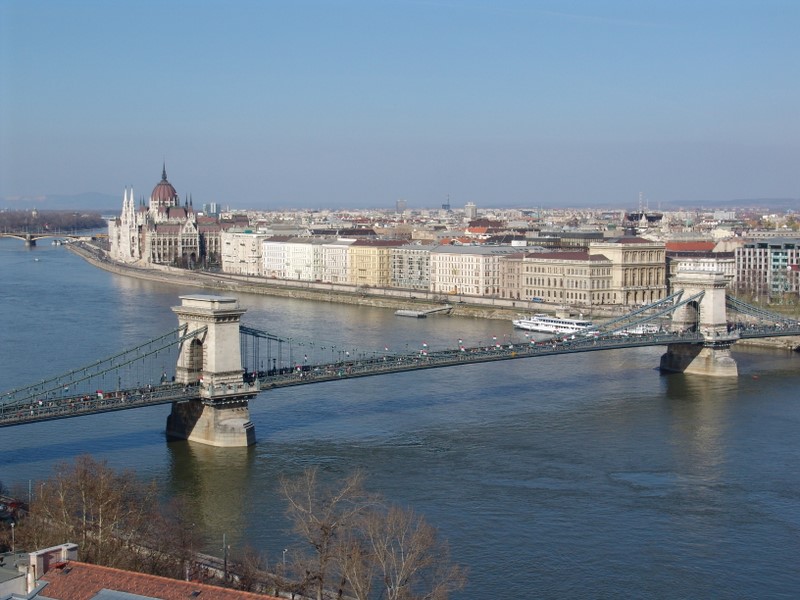 River Danube seen from Buda