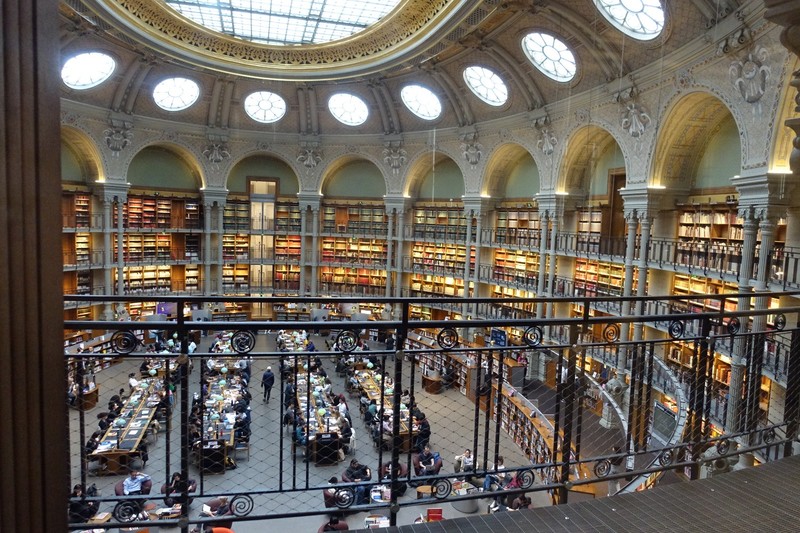 Bibliothèque Nationale de France - Richelieu - main reading room