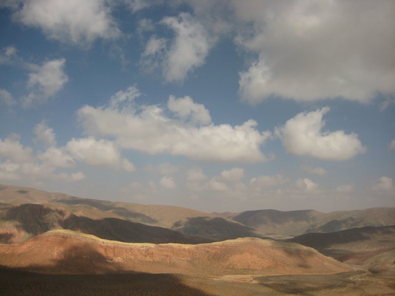 Countryside between Argentina and Chile