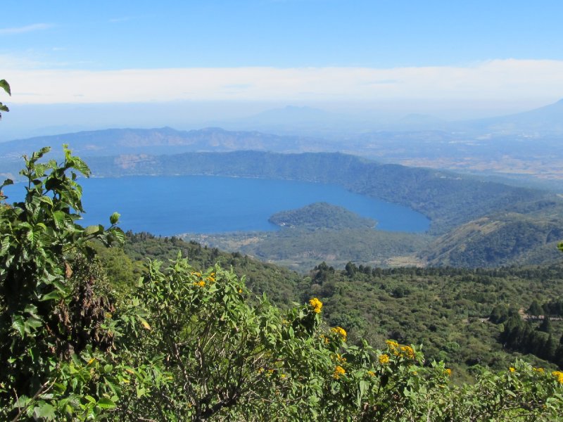 View of Lake Coatepeque