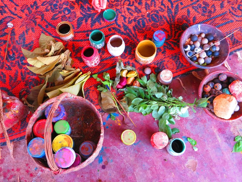 Dyes made from native plants