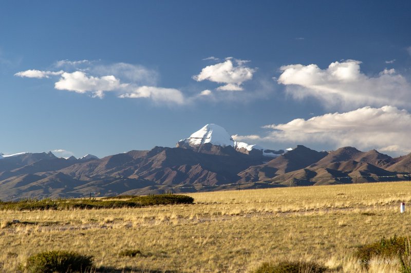First view of Mount Kailash