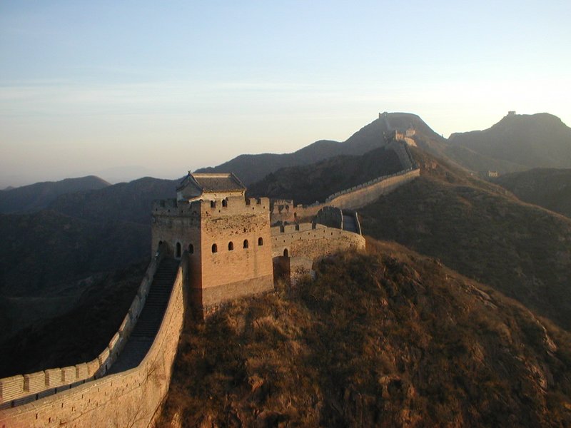 Great Wall at sunrise