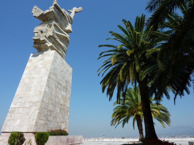 Mother Albania watches over Tirana