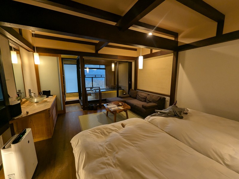 Our amazing room at Gora Hanaougi