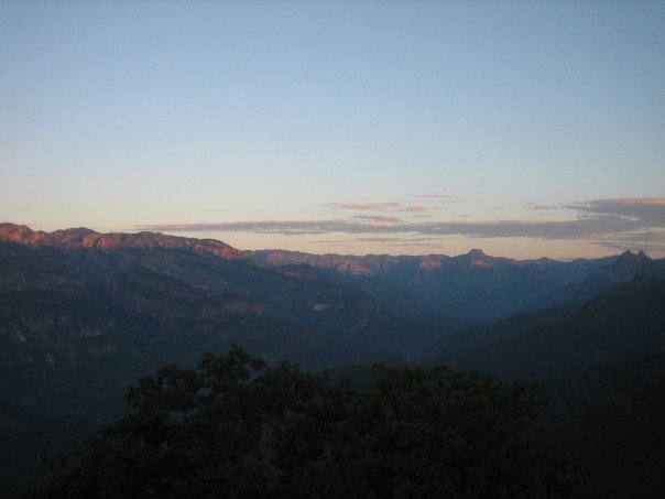 Sunrise in Copper Canyon