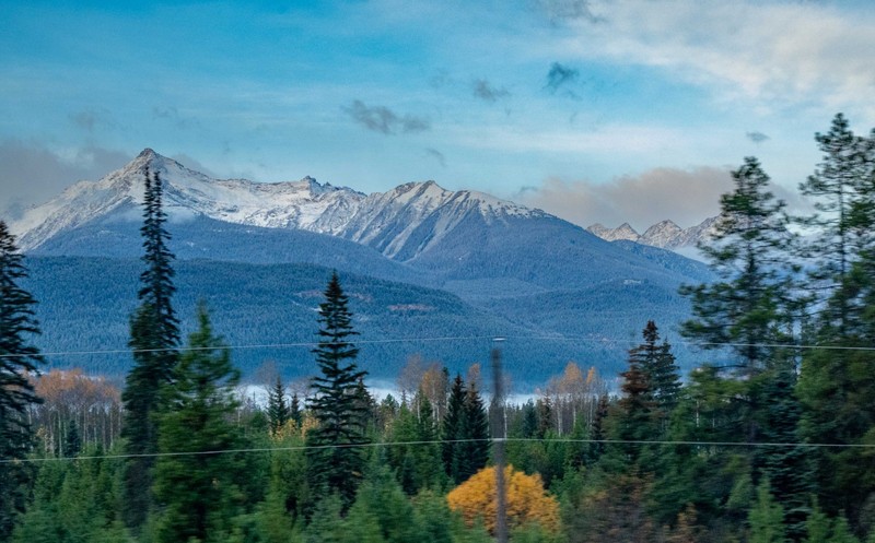 Canadian Rockies from the Canadian