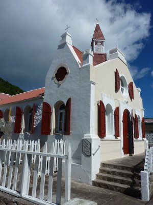 Church in Windwardside, Saba