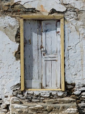 Old door, Tarrafal, Santiago