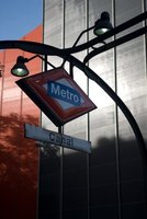 One underground station in Madrid