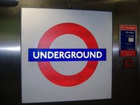 Underground sign, London, UK
