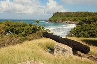 Cannon at Anse aux Galets