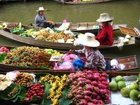 Fruit Vendors at Damnoen Sadouak
