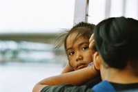 The girl on the boat
