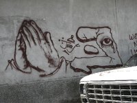 Graffiti on the walls of Port Au Prince