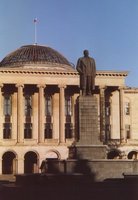 Stalin in his birthplace Gori