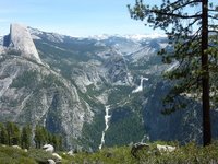 Spectactular view from Glacier Point Road, Yosemite NP