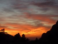 Great sunset in Big Bend NP, Texas