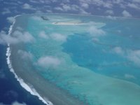 Raratonga from the plane